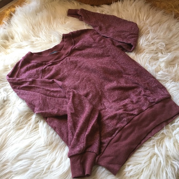 !!SOLD!! S raspberry-colored sweatshirt - Picture 1 of 3